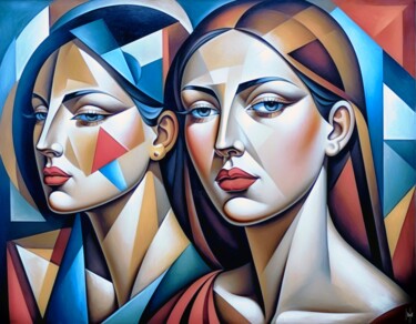 ÂMES SOEURS (55CM X 42CM)